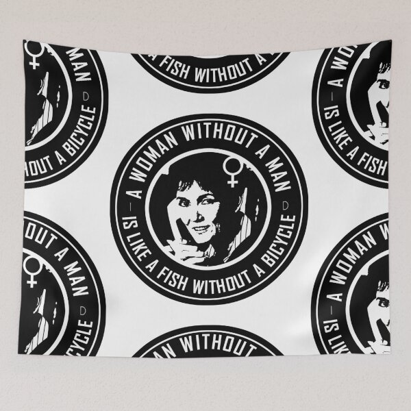 Item preview, Irina Dunn - Feminist Fish on a Bike  designed and sold by sociographix.