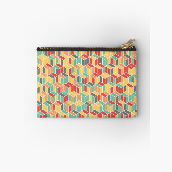 Item preview, Retro Style Cube Geometric Pattern designed and sold by FakeMirror.