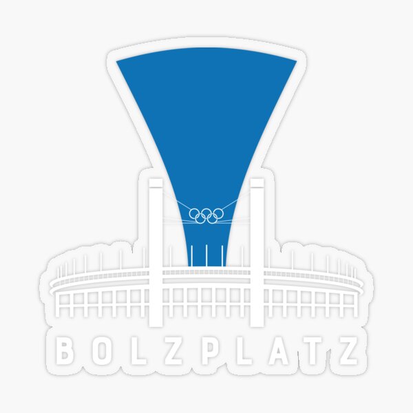 Bolzplatz - Olympiastadion Transparenter Sticker