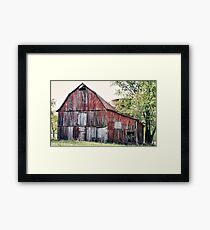 The Red Barn Framed Print