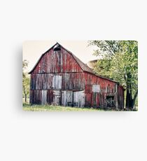 The Red Barn Canvas Print