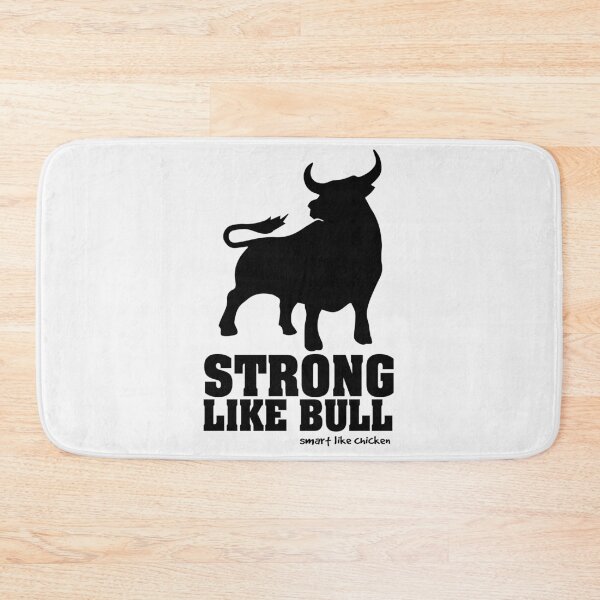 Item preview, strong like bull - smart like chicken - for light items designed and sold by buchananmab.