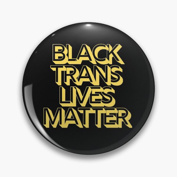 Item preview, Black Trans Lives Matter- Yellow Text designed and sold by TransHopeTees.