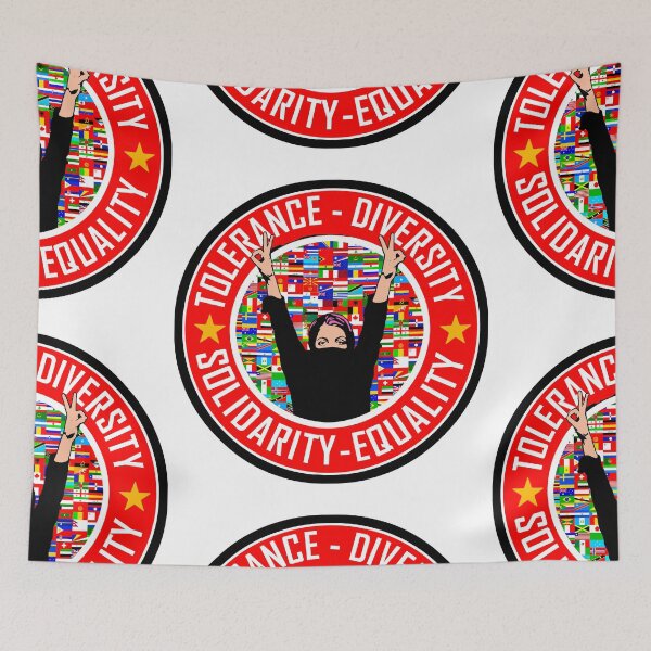 Item preview, TOLERANCE - DIVERSITY - SOLIDARITY - EQUALITY  designed and sold by sociographix.