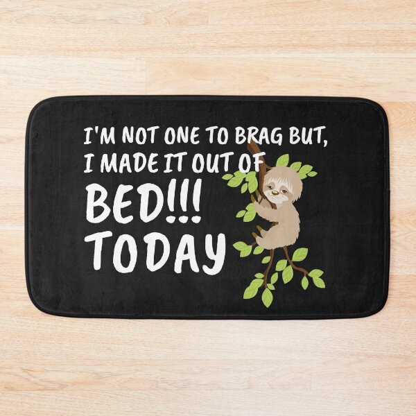Item preview, Narcolepsy Sloth Narcoleptic Awareness Got Out of Bed Today designed and sold by KatesFunnyArt.