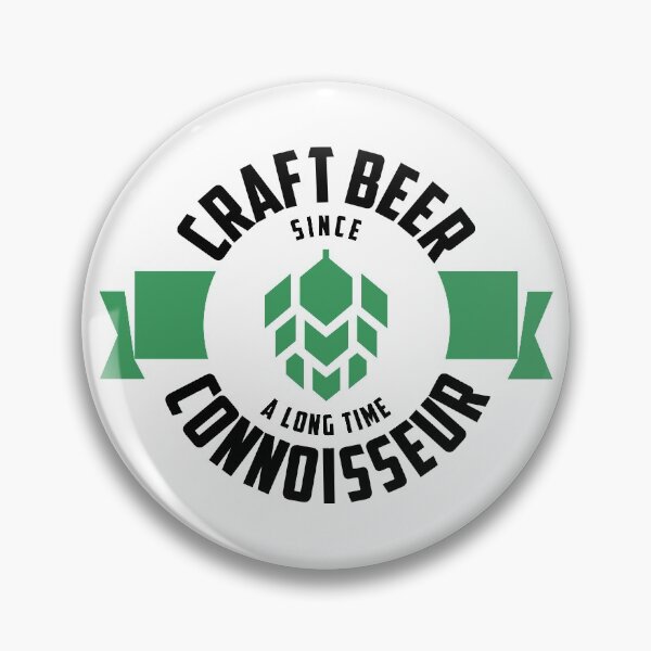 Item preview, Craft Beer Connoisseur with green modern hops designed and sold by Byfab.