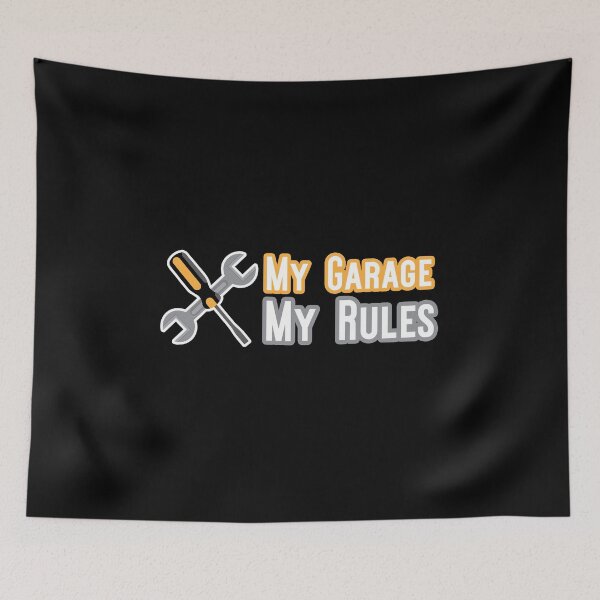 Item preview, My Garage My Rules Awesome Auto Mechanic or carpenter Gift  designed and sold by Akmloza.