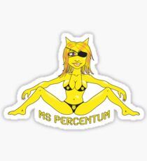 Ms. Percentum Sticker