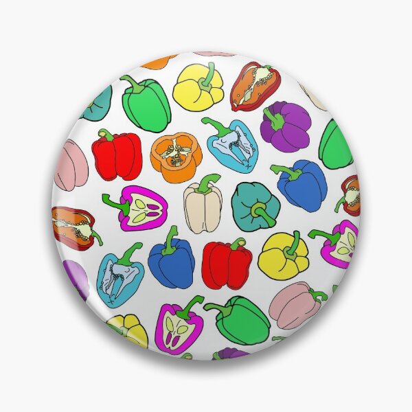 Item preview, Rainbow Bell Peppers Paprika designed and sold by NOTSNIW ART.