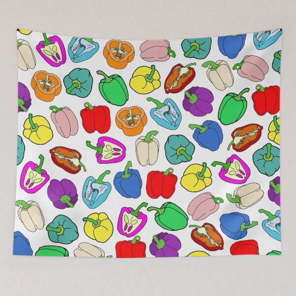 Item preview, Rainbow Bell Peppers Paprika designed and sold by NOTSNIW ART.