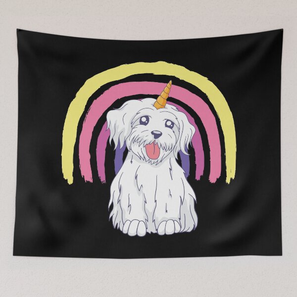 Item preview, Dog with rainbow. designed and sold by emphatic.