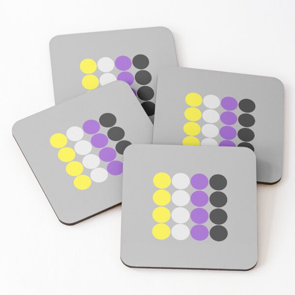 Item preview, Non-binary Pride Dot (Updated) Pattern  designed and sold by SimplyPride.