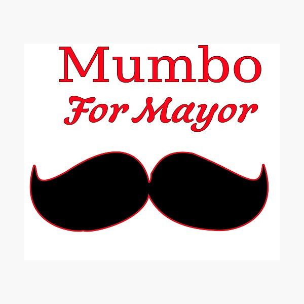 Item preview, mumbo for mayor designed and sold by kamelhabib.