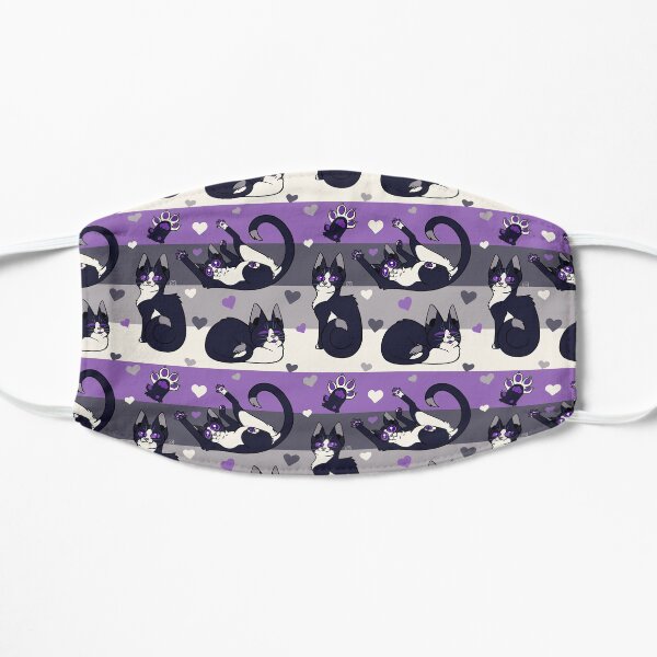 Queer Kitties - Asexual Flat Mask