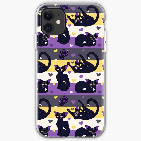 Queer Kitties - Non Binary iPhone Soft Case