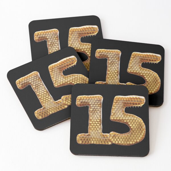 Item preview, 15 Number 3d Honey Numbers Font designed and sold by HelloFromAja.