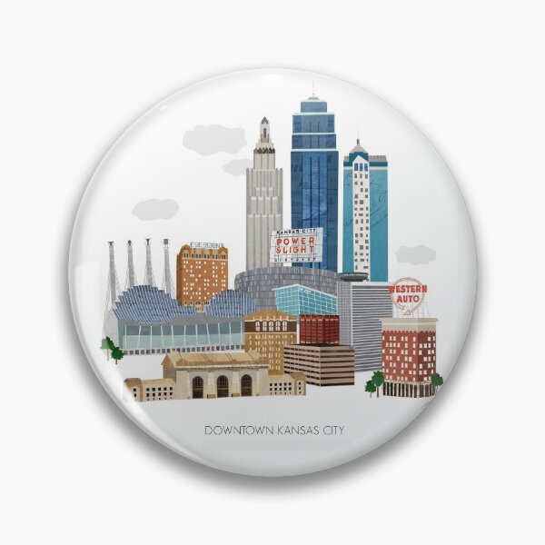 Item preview, Downtown Kansas City Illustration designed and sold by Lindseykayco.
