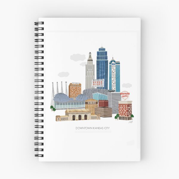 Item preview, Downtown Kansas City Illustration designed and sold by Lindseykayco.
