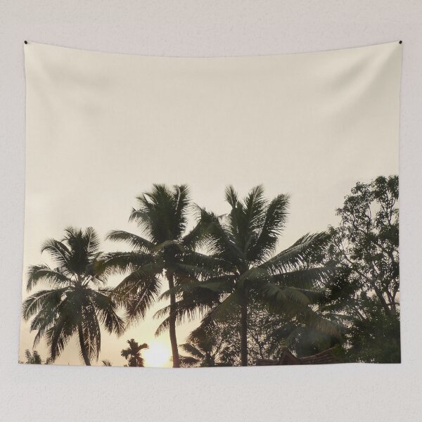 Item preview, Vintage Tropical Palm Trees Coconut Trees Sunset  designed and sold by worldways.
