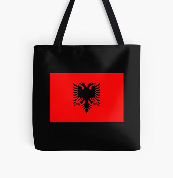 First Albanian Flag Albania Kuq e Zi Kosova Albania Shqipe Tote Bag