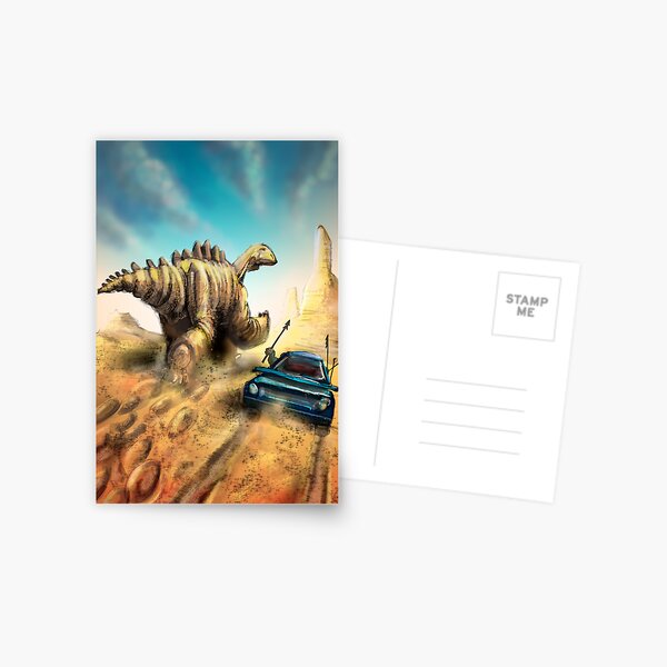 Dinosaur Hunt Postcard
