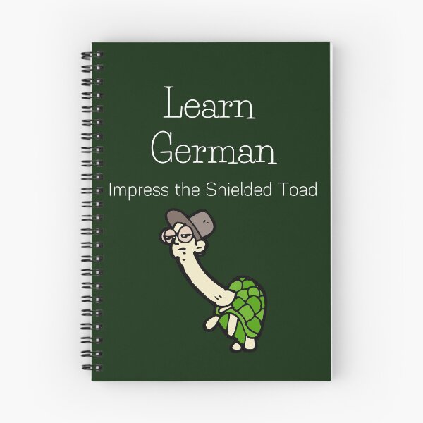 Item preview, Learn German Impress the Shielded Toad Funny Turtle Schildkröte designed and sold by Time4German.
