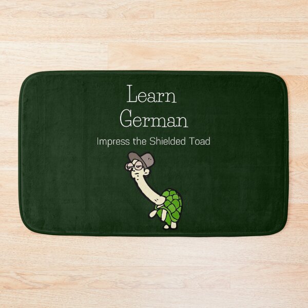 Item preview, Learn German Impress the Shielded Toad Funny Turtle Schildkröte designed and sold by Time4German.