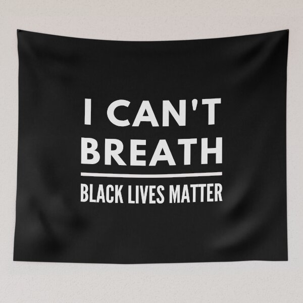 Item preview, I Can't Breath | Black Lives Matter designed and sold by TopsLooks.