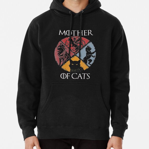 Mother of cats hoodie best sale