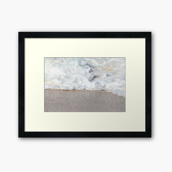 Sand and Surf Framed Art Print