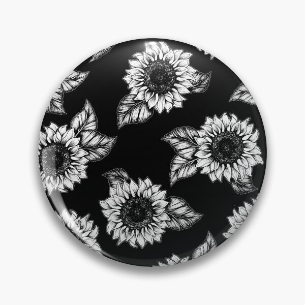 Item preview, Black & White Sunflowers designed and sold by Melissa Engh.