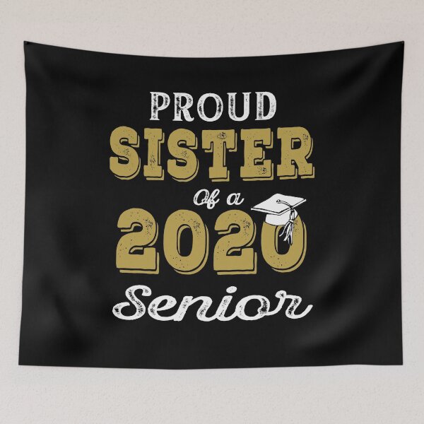 Item preview, Proud Sister of A 2020 Senior designed and sold by AnimaLovers.