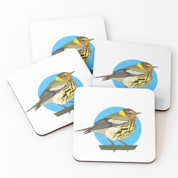 Item preview, Clip Art Style Cape May Warbler designed and sold by NewWorldAster.