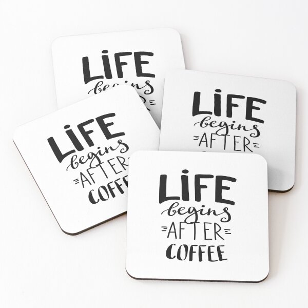 Item preview, Life Begins After Coffee designed and sold by ProjectX23.