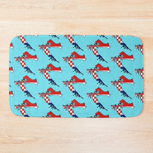 Item preview, Croatia Map With Croat Flag designed and sold by Havocgirl.