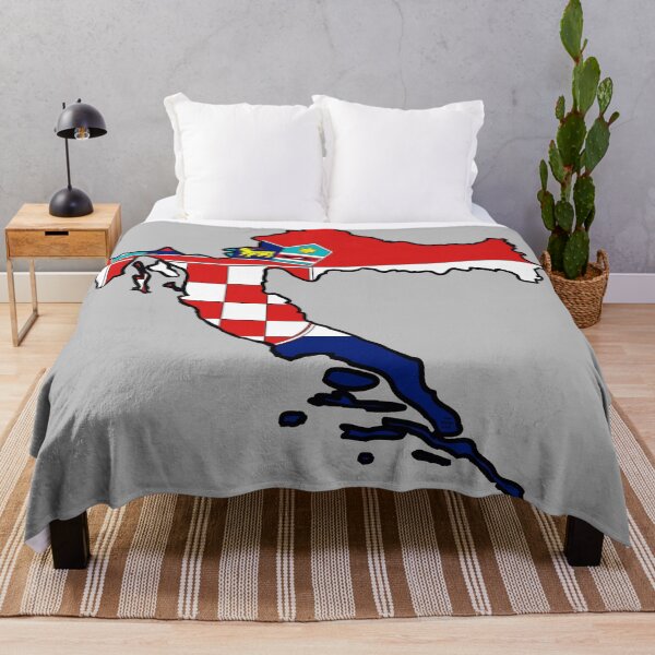 Item preview, Croatia Map With Croat Flag designed and sold by Havocgirl.