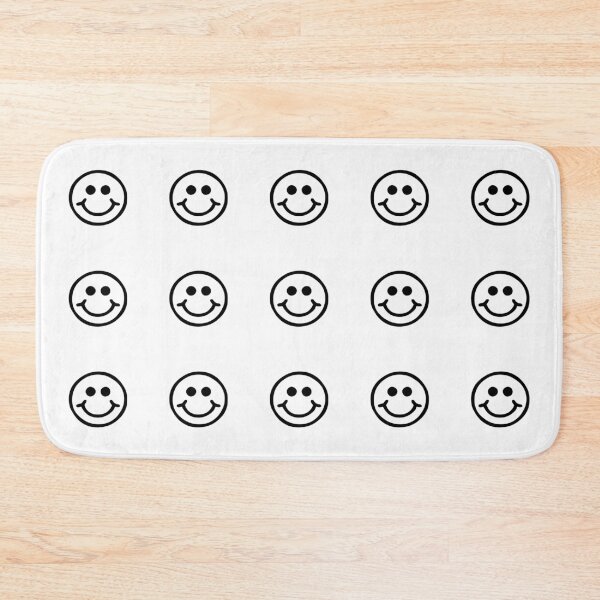Item preview, Cute smiley face black designed and sold by OkihanaShop.