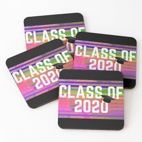 Item preview, Class Of 2020 Graduate With Colorful lines and White Font designed and sold by vineeth.
