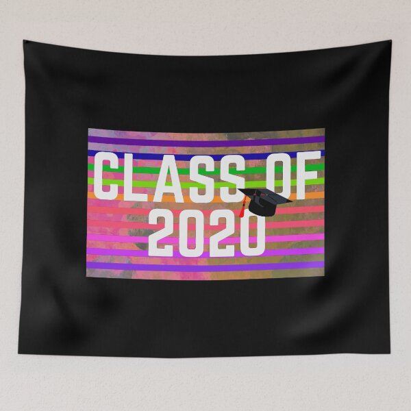 Item preview, Class Of 2020 Graduate With Colorful lines and White Font designed and sold by vineeth.