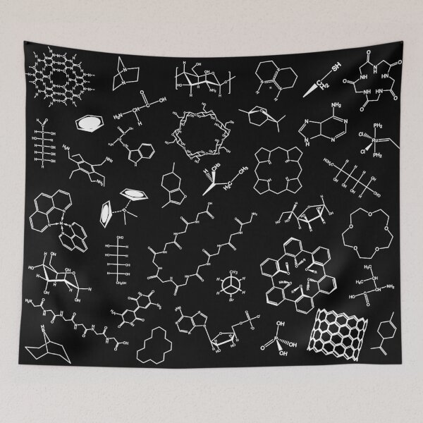 Item preview, chemical structures 1 designed and sold by Polyartbenali.