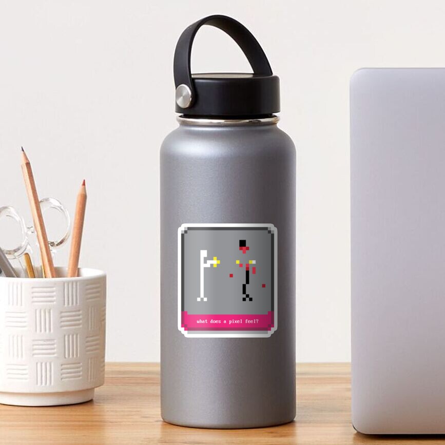 what does a pixel feel? Sticker