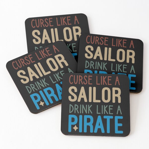 Item preview, Curse Like A Sailor Drink like a Pirate. Nautical. Womens. Summer fashion. Birthday gift. Gift for sister. Sailor Drink like a Pirate Gift vintage style  designed and sold by Chamssou.