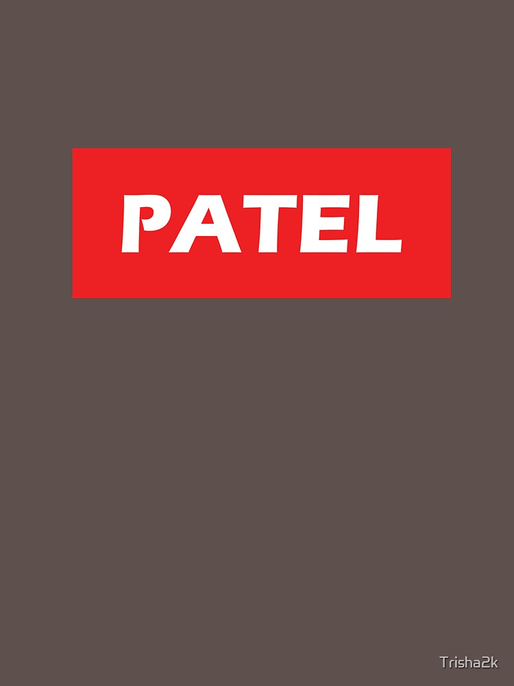 patel-popular-indian-surname-india-uk-usa-t-shirt-for-sale