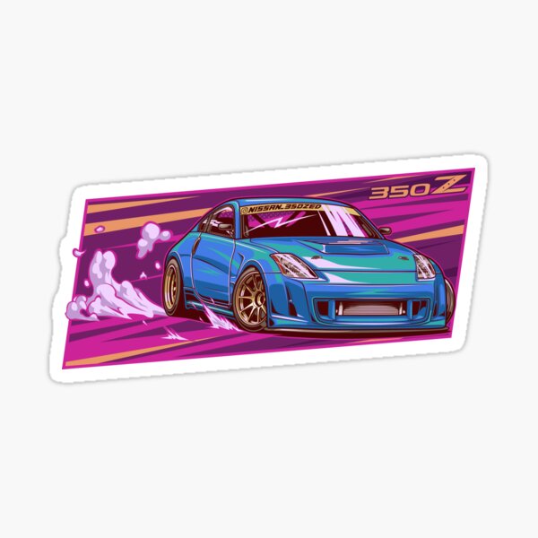 Item preview, Nissan 350z Retro Wave designed and sold by RACING FACTORY.