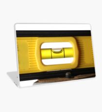Spirit Level (or bubble level) on white Laptop Skin