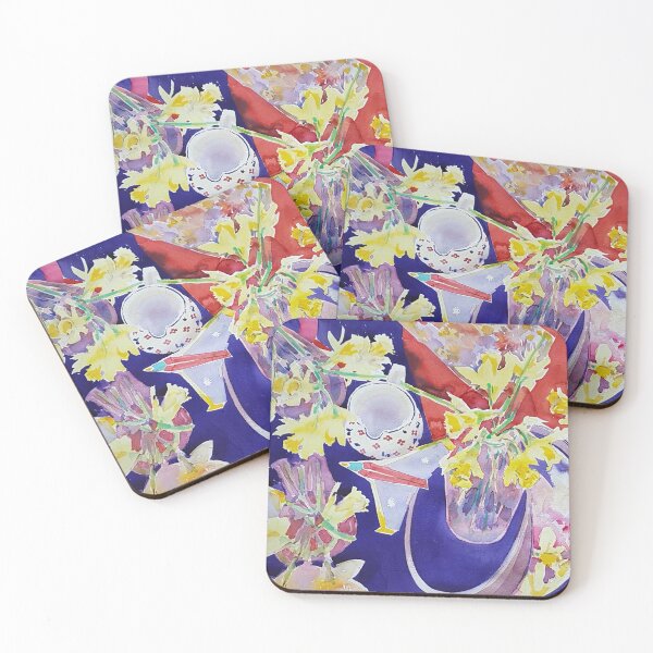 Item preview, Lent lilies and a paper plane, Kirstin White, watercolour. designed and sold by Kirstin White.