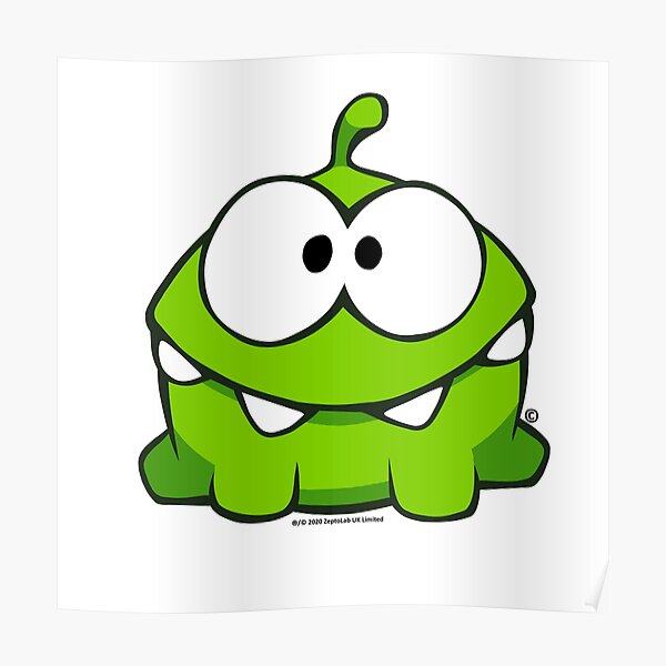 Om Nom Posters Redbubble