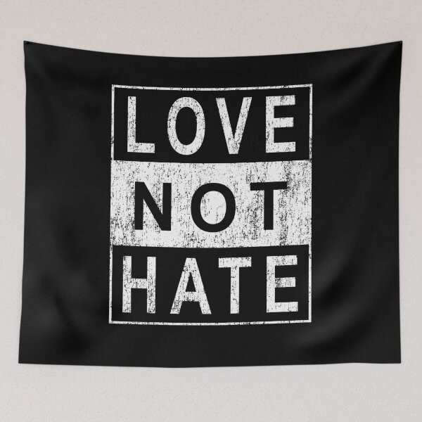 Item preview, Love Not Hate | Black Lives Matter. designed and sold by MAXXEXCHANGE.