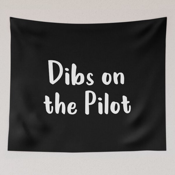 Item preview, Dibs on the Pilot :Pilot girlfriend Aviation pilot gifts plane Airplane Pilot wife  Girlfriend Pilot Wife tee designed and sold by Chamssou.