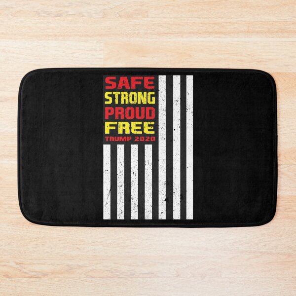 Item preview, Safe Strong Proud Free Donald Trump Supporter designed and sold by 2blackcherries.